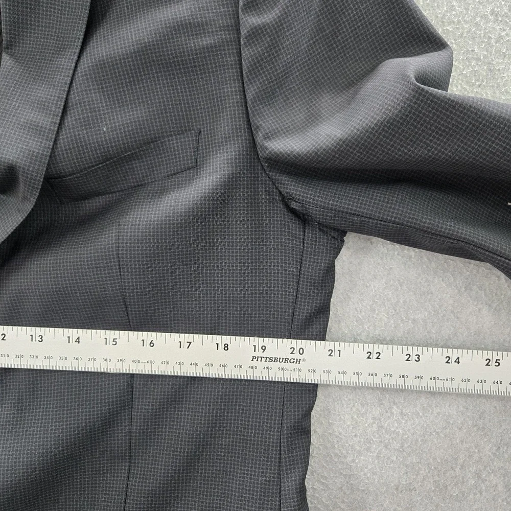 Hugo Boss Men Blazer 42R‎ Black Geometric The James3/sharp5